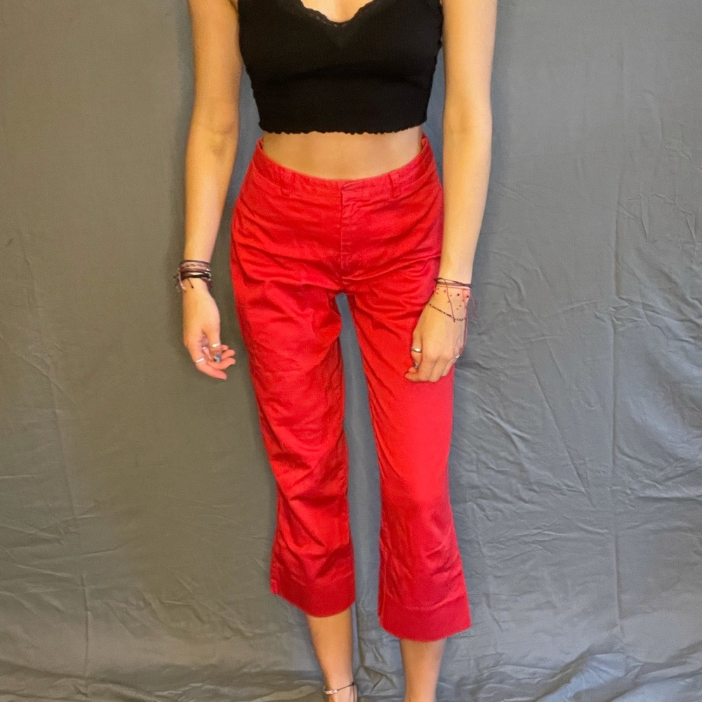 High Waisted Red Dockers